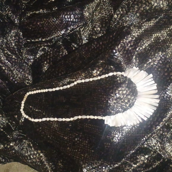 Vintage Native American MORHER OF PEARL necklace